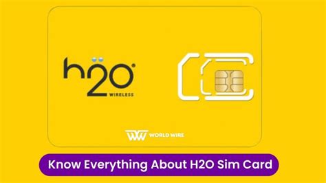 h2o sim card settings